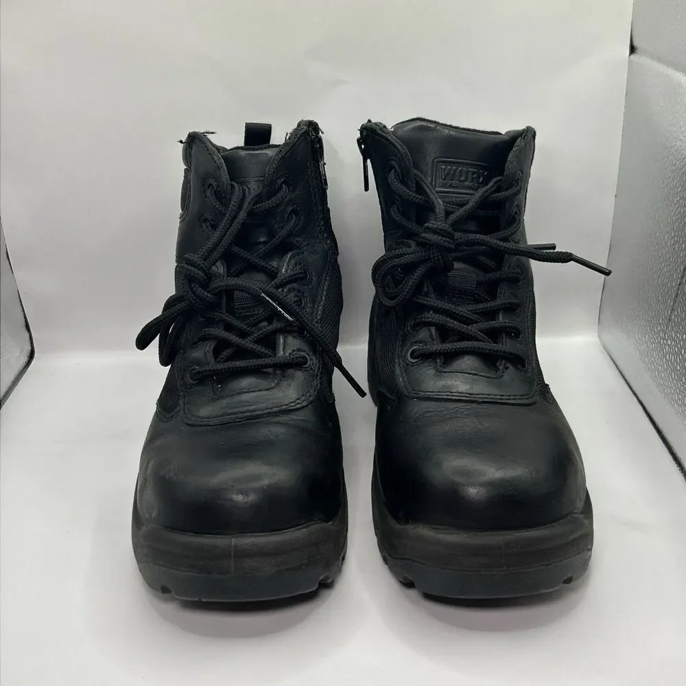 WORX by Red Wing 5266 Men’s Black Work Boots Size 6.5M EH ASTM Safety Toe